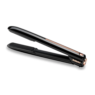 BaByliss, 160-200 °C, melna/vara - Bezvadu matu taisnotājs