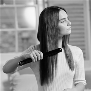 BaByliss, 160-200 °C, melna/vara - Bezvadu matu taisnotājs