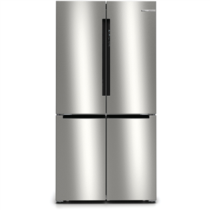 Bosch Series 6, French Door, 605 L, 183 cm, stainless steel - SBS-Refrigerator KFN96APEA