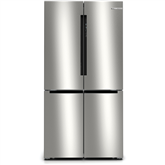 Bosch Series 6, French Door, 605 L, 183 cm, stainless steel - SBS-Refrigerator