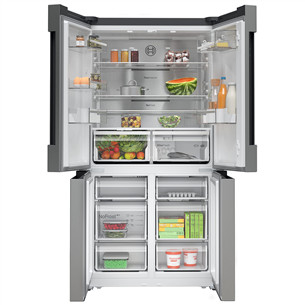 Bosch Series 4, French Door, 605 L, 183 cm, stainless steel - SBS-Refrigerator