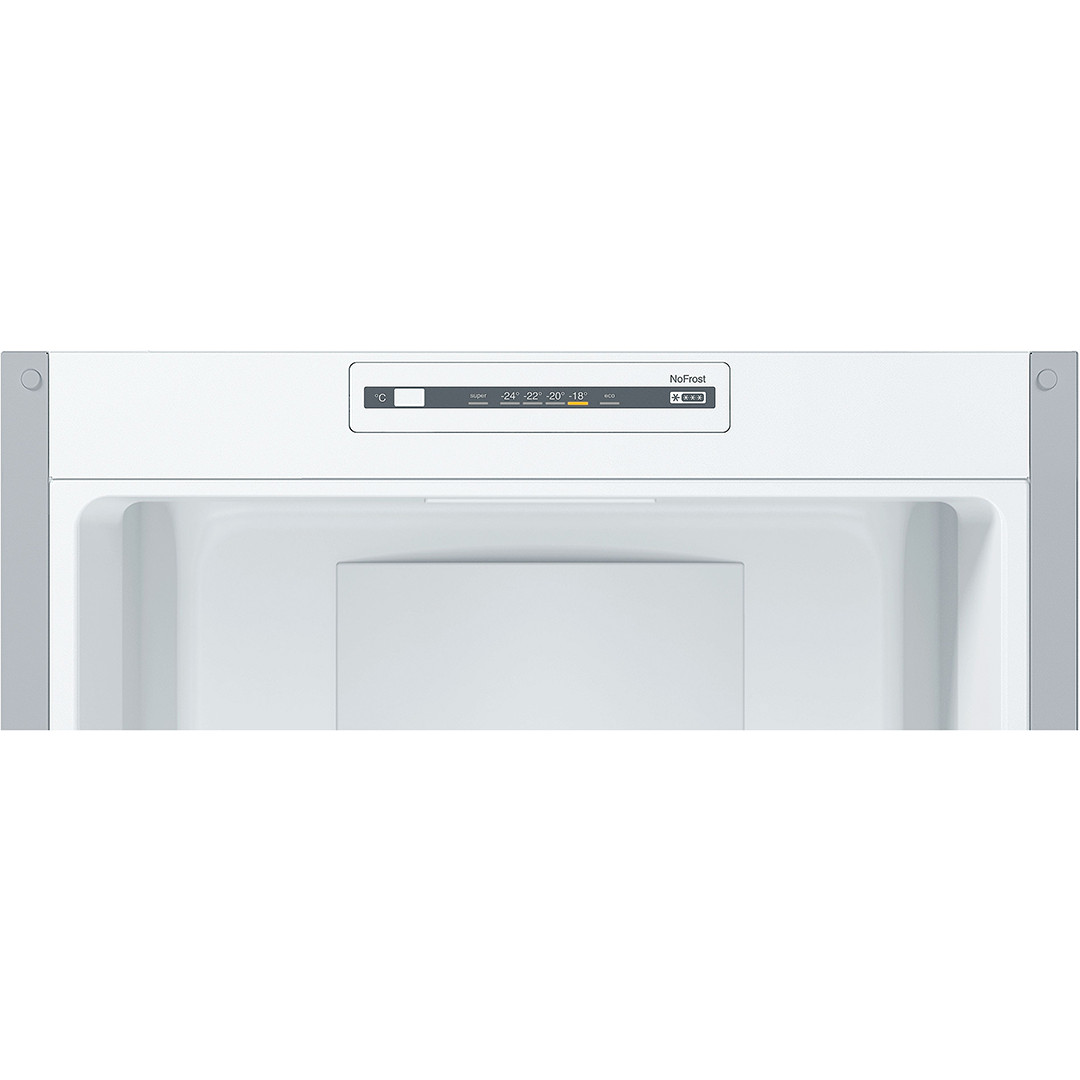 Bosch Series 2, NoFrost, 305 L, 186 cm, stainless steel - Refrigerator ...