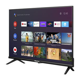 Hisense 32A4HA, 32", HD, LED LCD, sānu statīvs, melna - Televizors