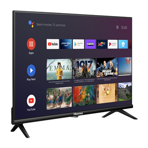 Hisense A4HA, 32'', HD, LED LCD, feet stand, black - TV