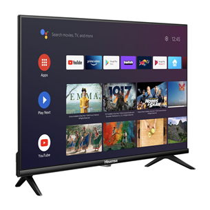 Hisense 32A4HA, 32", HD, LED LCD, sānu statīvs, melna - Televizors