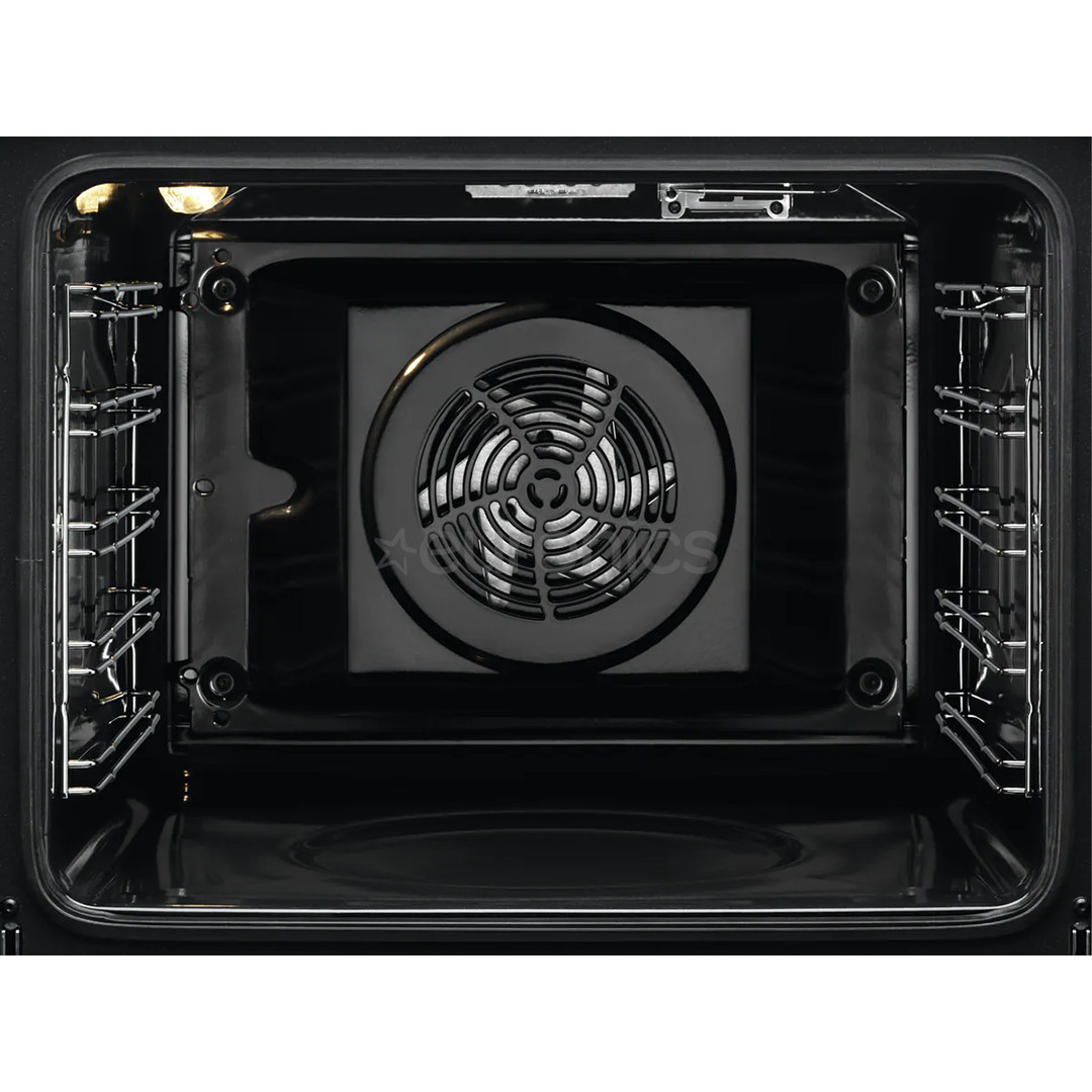 Electrolux SteamBake 600, pirolītiskā tīrīšana, 72 L, nerūsējošā tērauda - Iebūvējama elektriskā cepeškrāsns