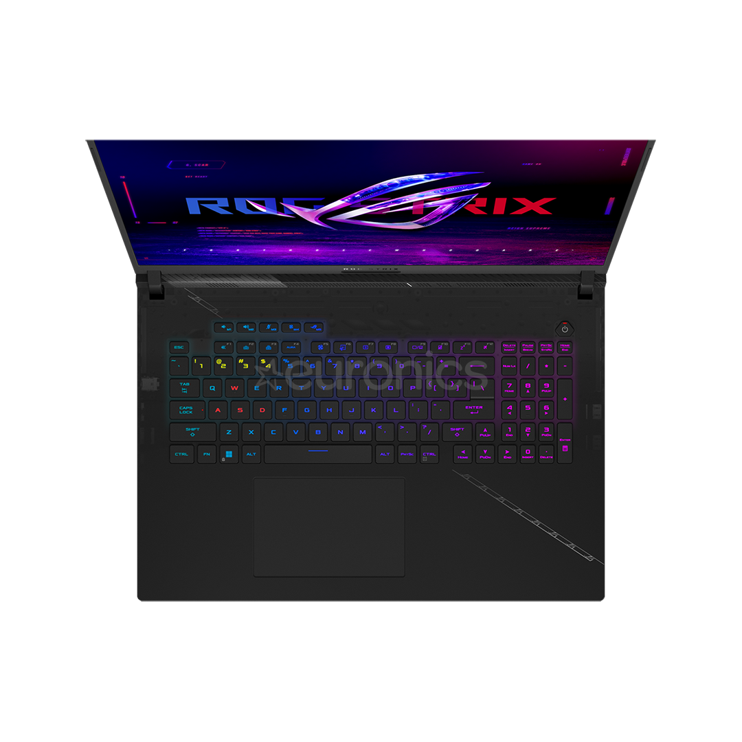 ASUS ROG Strix SCAR 18", WQXGA, 240 Hz, i9, 32 GB, 1 TB, RTX 4080, melna - Portatīvais dators
