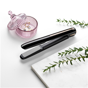 BaByliss, 160-200 °C, melna/vara - Bezvadu matu taisnotājs