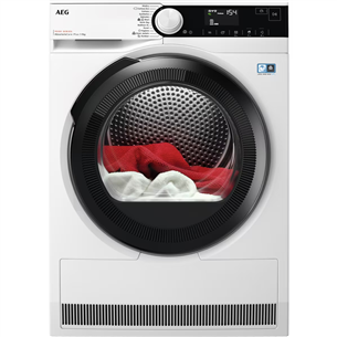 AEG 9000 Series, heat pump, 9 kg, depth 63.8 cm - Clothes Dryer TR939M4E