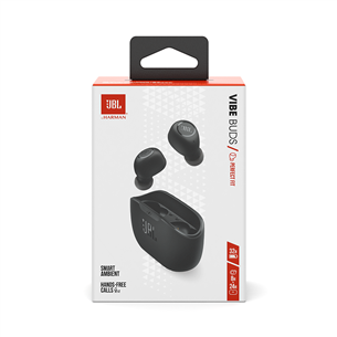 JBL Wave Buds, melna - Bezvadu austiņas