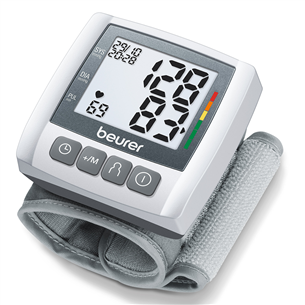 Beurer, grey - Wrist blood pressure monitor