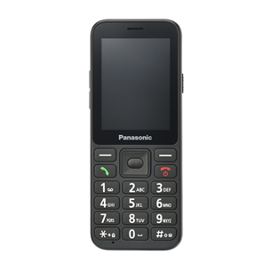 Panasonic KX-TU250, melna - Mobilais telefons KX-TU250EXB