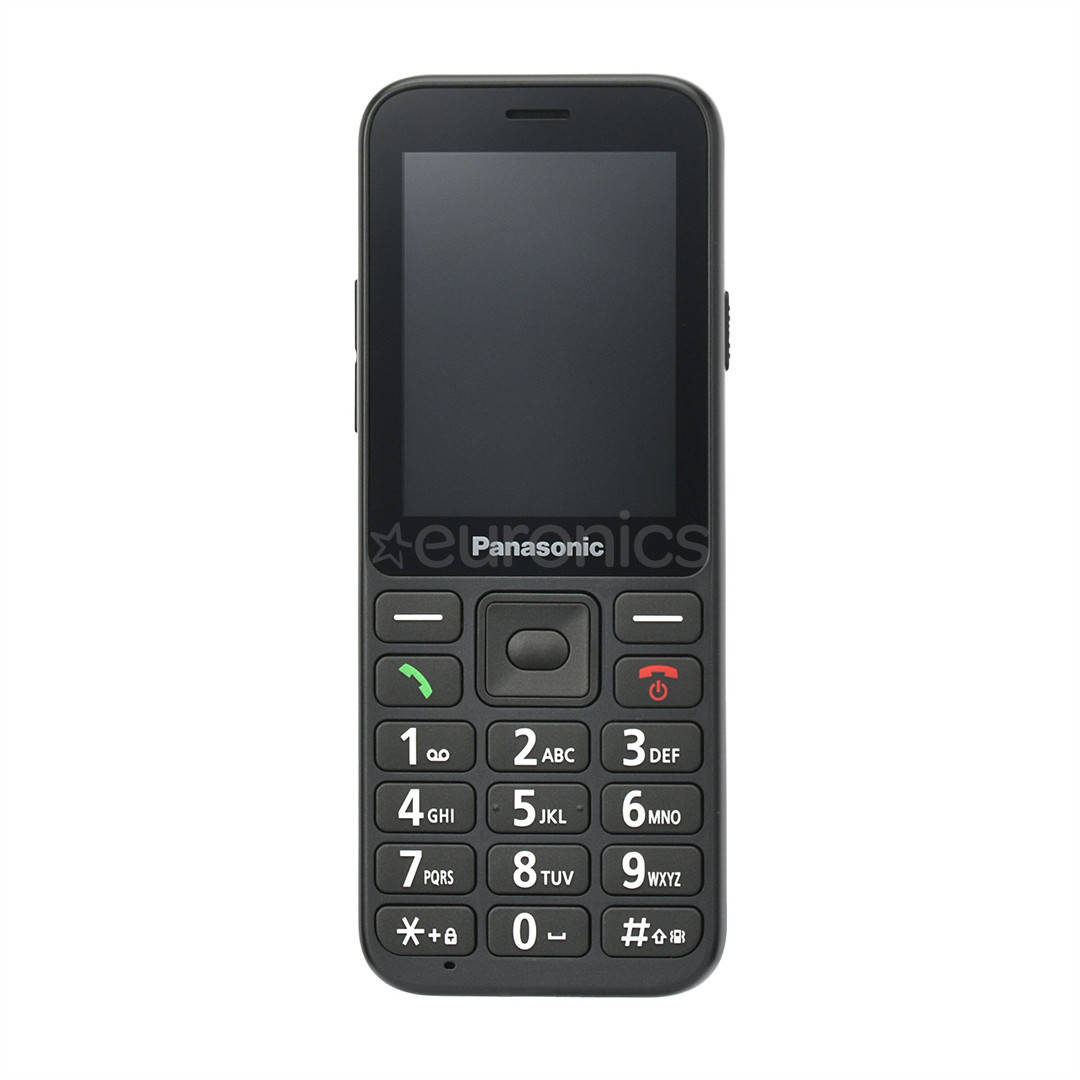 Panasonic KX-TU250, melna - Mobilais telefons