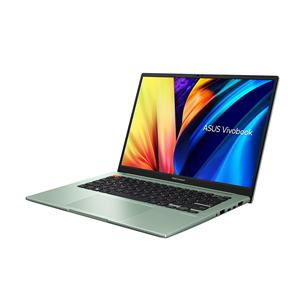 Asus Vivobook S 14", 2.8K, OLED, Ryzen 5, 8 GB, 512 GB, W11H, light green - Notebook