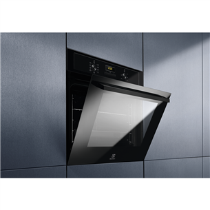 Electrolux SurroundCook 600, 65 L, black - Built-in oven