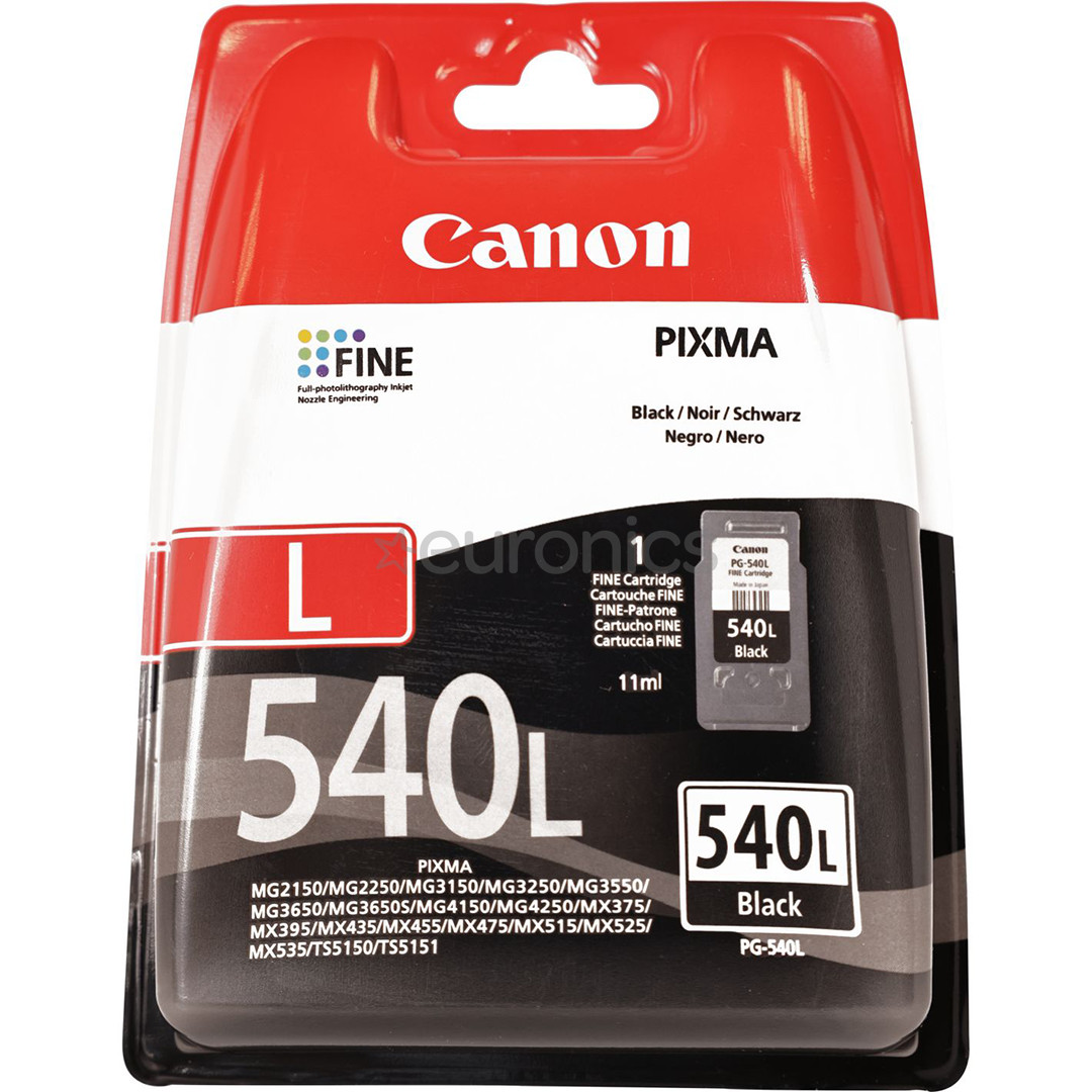 Canon PG-540L, melna - Tintes kasetne printerim