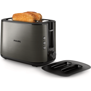 Philips Viva Collection, 950 W, grey - Toaster HD2651/80