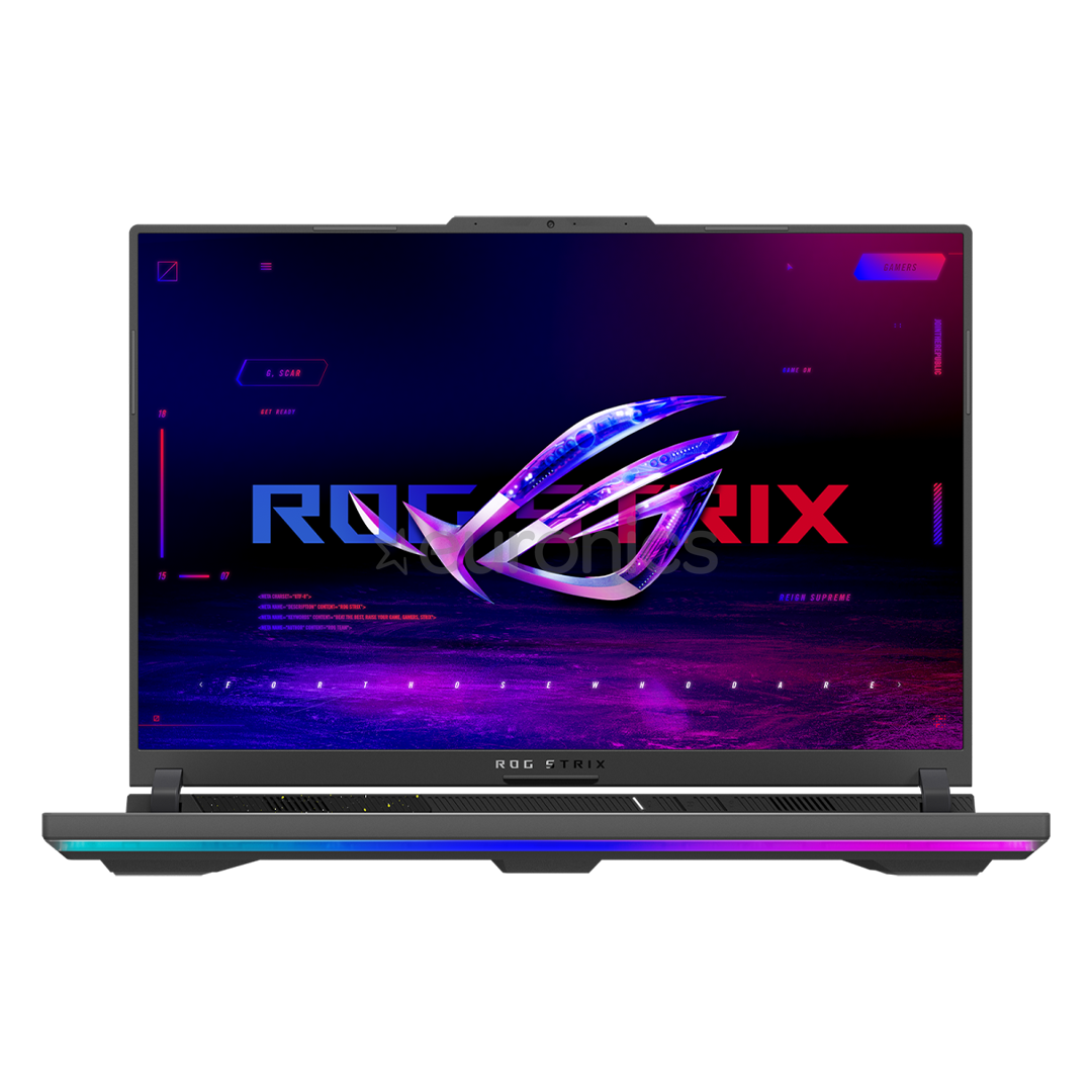 ASUS ROG Strix G16, 16", WQXGA, 240 Hz, i7, 16 GB, 1 TB, RTX 4060, W11H, melna - Portatīvais dators