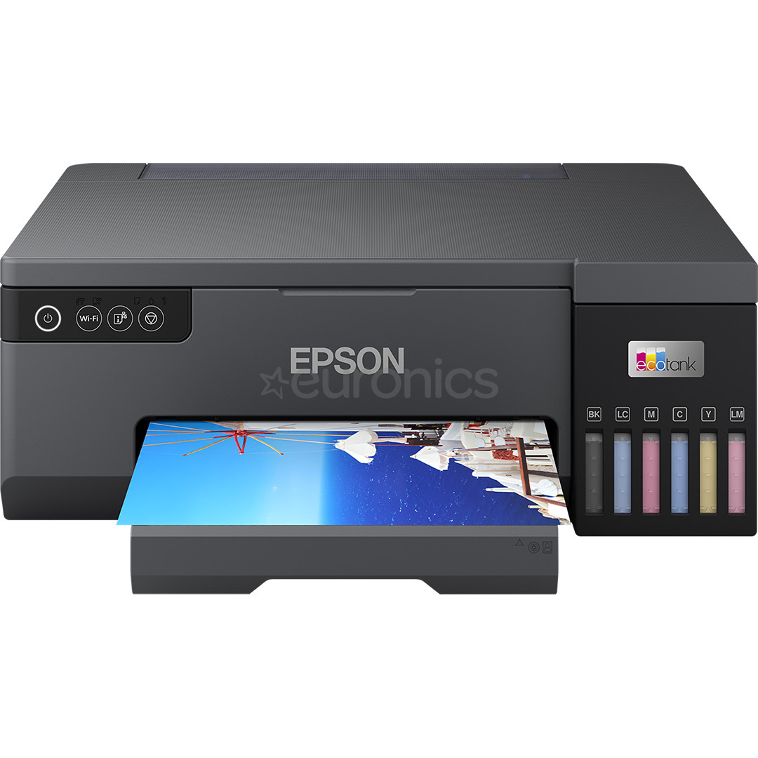 Epson EcoTank L8050, WiFi, LAN, black - Inkjet Printer/Photo Printer