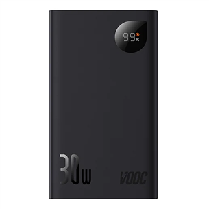 Baseus Adaman2, 20000 mAh, 30 W, melna - Portatīvais barošanas avots PPAD050101