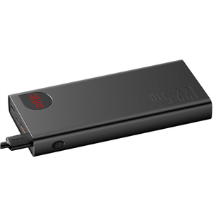 Baseus Adaman Metal Digital Display Quick Charge, 20000 мAч, 22.5 Вт, черный - Внешний аккумулятор