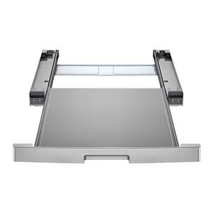 LG, grey - Stacking kit with pull-out shelf