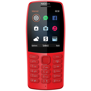 Nokia 210, sarkana - Mobilais telefons