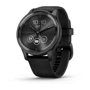 Garmin Vivomove Trend, melna - Hibrīdveida viedpulkstenis 010-02665-00