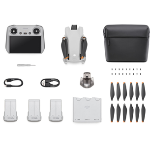 DJI Mavic Mini 3 Fly More Combo, RC Remote - Radio vadāms lidaparāts