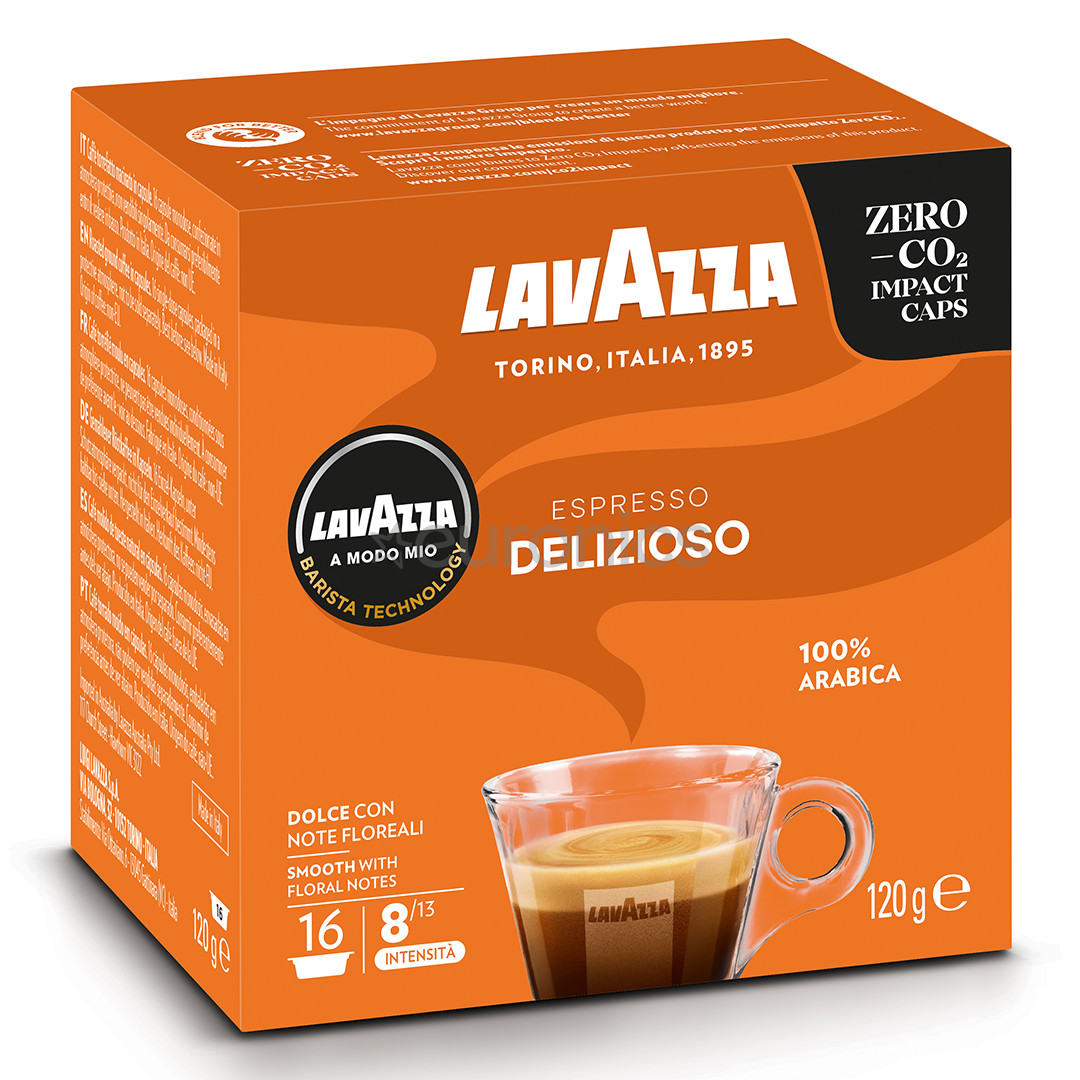 Lavazza A Modo Mio Delizioso, 16 порций - Кофейные капсулы