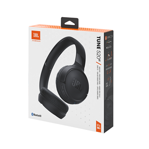 JBL Tune 520BT, black - Wireless on-ear headphones