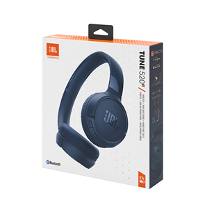 JBL Tune 520BT, синий - Накладные беспроводные наушники