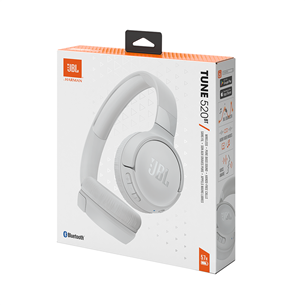 JBL Tune 520BT, balta - Bezvadu austiņas