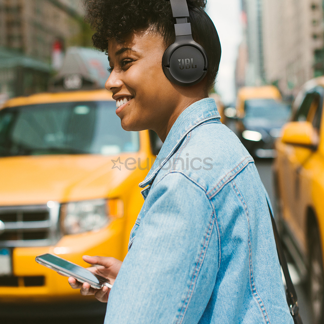 JBL Tune 670NC, adaptive noise cancelling, black - Wireless on-ear headphones