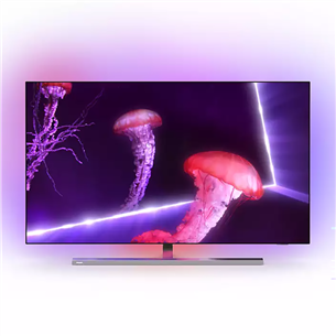 Philips OLED857, OLED, UHD 4K, 55", centra statīvs, pelēka - Televizors 55OLED857/12