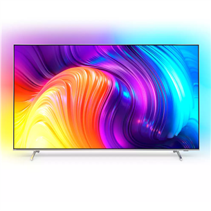 Philips The One PUS8807, 86", 4K UHD, LED LCD, боковые ножки, серебристый - Телевизор 86PUS8807/12