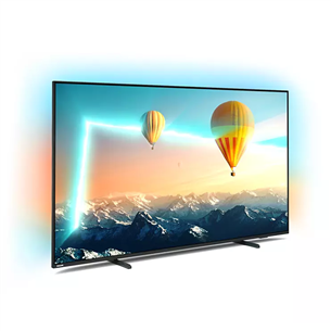 Philips PUS8007, UHD 4K, 75", centra statīvs, pelēka - Televizors