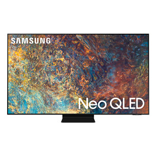 Samsung QN90A, 98'', 4K UHD, Neo QLED, центральная подставка, черный - Телевизор QE98QN90AATXXH