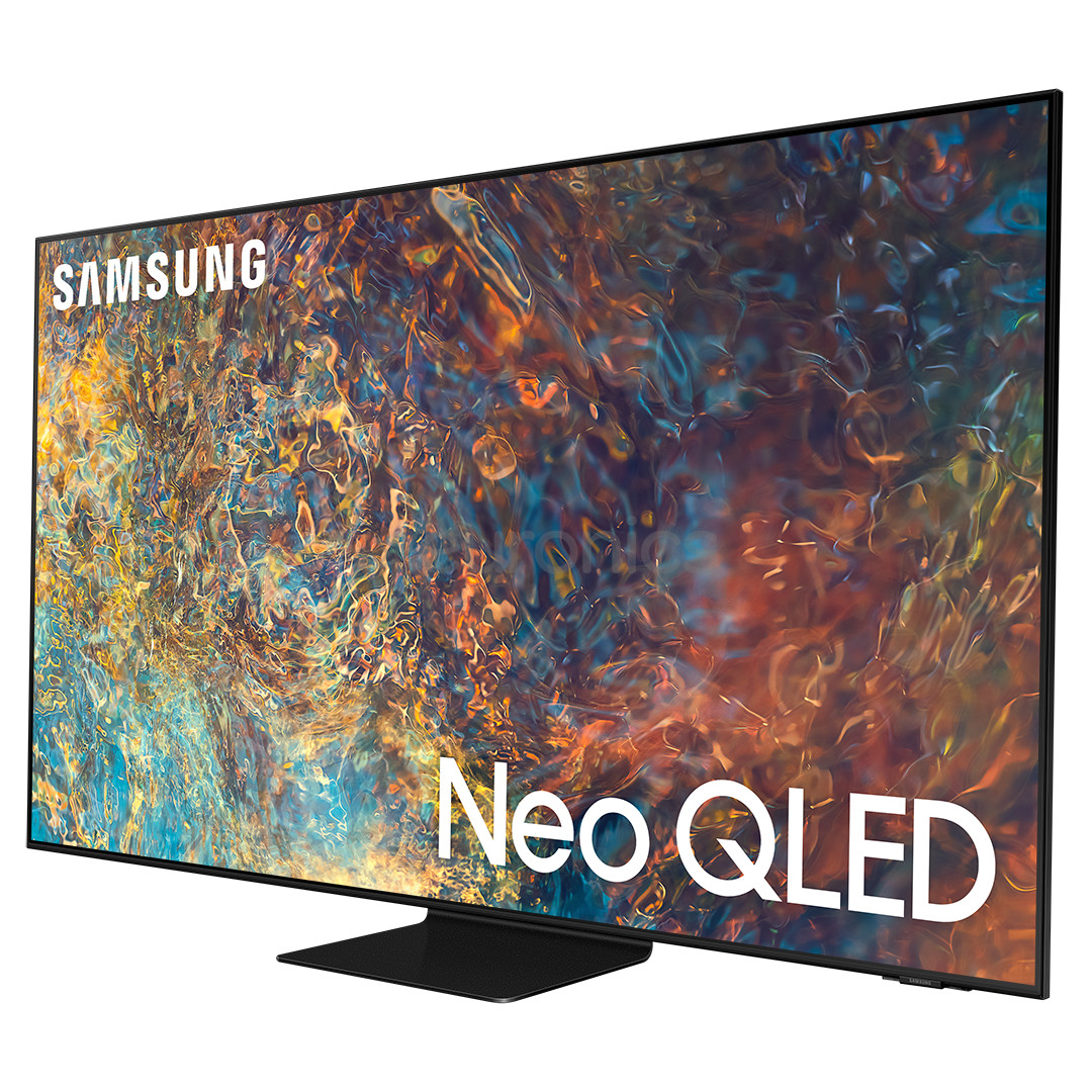 Samsung QN90A, 98'', 4K UHD, Neo QLED, центральная подставка, черный - Телевизор