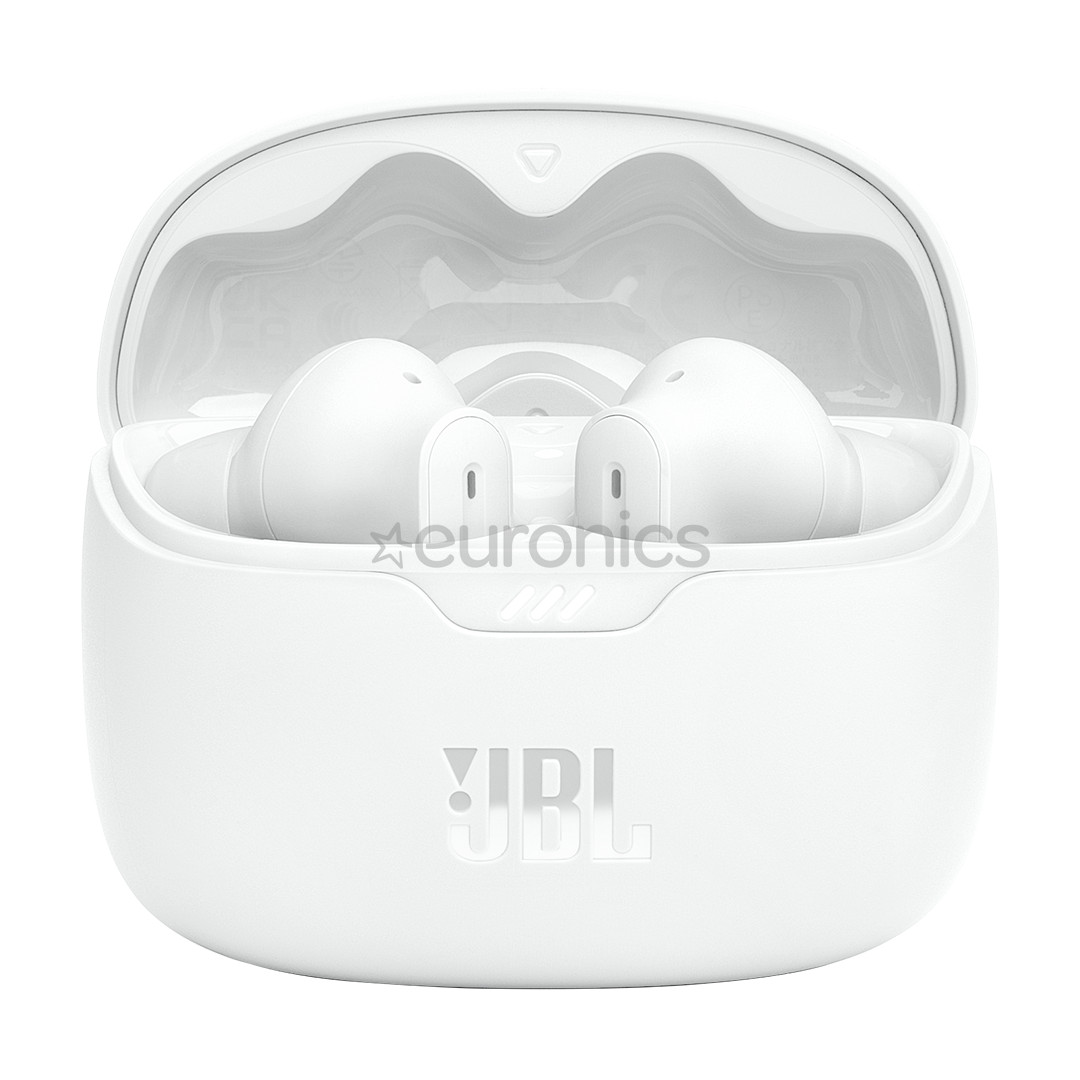 JBL Tune Beam, active noise cancelling, white - True Wireless Earbuds