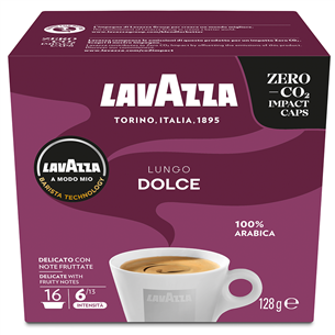Lavazza A Modo Mio Lungo Dolce, 16 порций - Кофейные капсулы 8000070086494