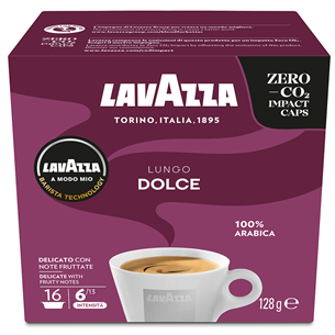 Lavazza A Modo Mio Lungo Dolce, 16 porcijas - Kafijas kapsulas 8000070086494