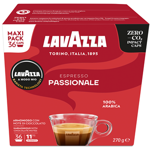 Lavazza A Modo Mio Passionale, 36 porcijas - Kafijas kapsulas 8000070086807