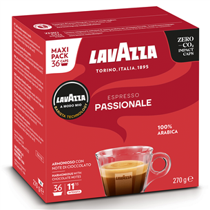 Lavazza A Modo Mio Passionale, 36 porcijas - Kafijas kapsulas