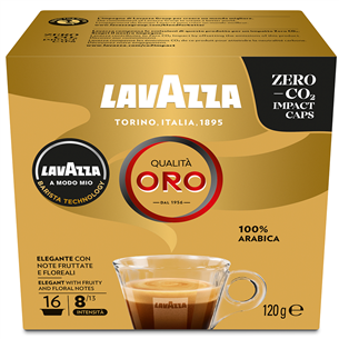 Lavazza A Modo Mio Qualità Oro, 16 porcijas - Kafijas kapsulas