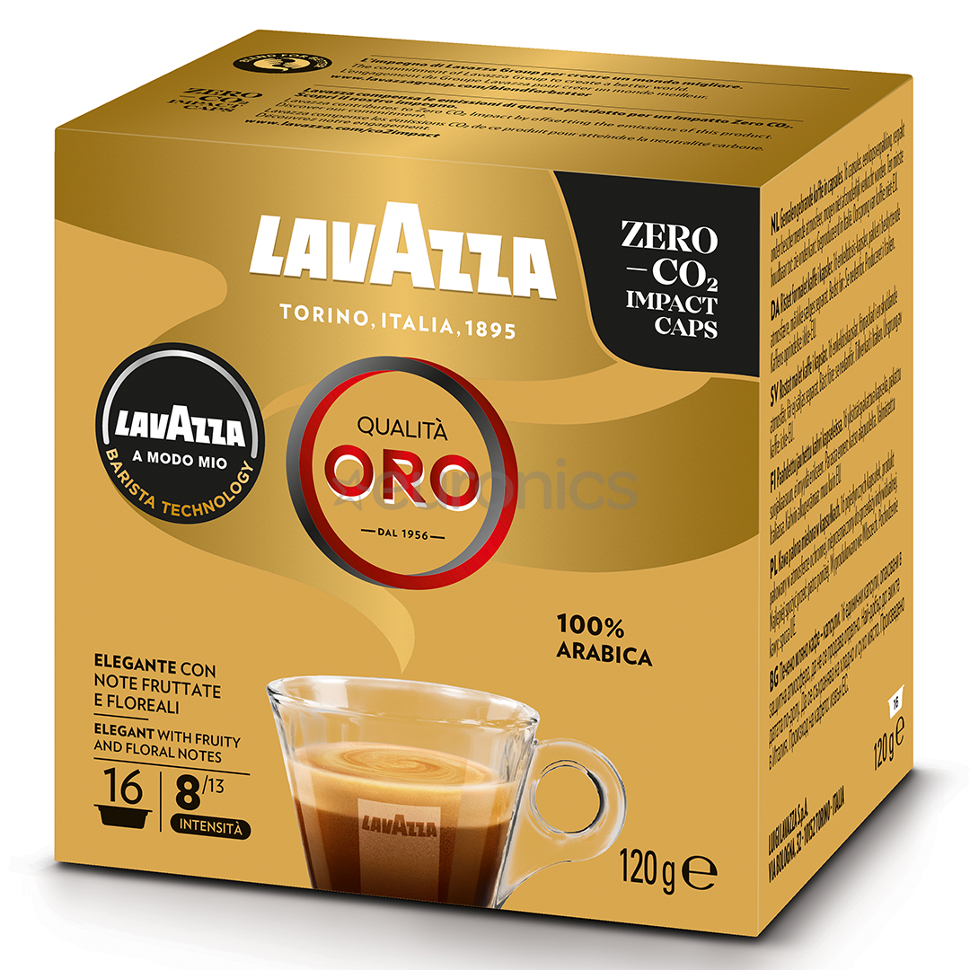 Lavazza A Modo Mio Espresso Coffee Machine Capsule Pod Dek Oro Lungo Dolce  48pk