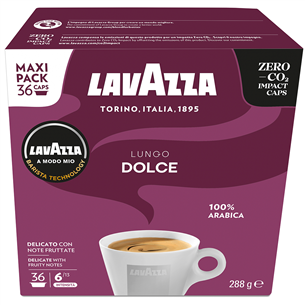 Lavazza A Modo Mio Lungo Dolce, 36 porcijas - Kafijas kapsulas 8000070087118