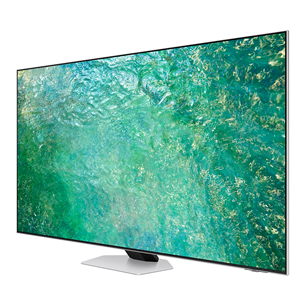 Samsung QN85C, 75'', 4K UHD, Neo QLED, центральная подставка, серебристый - Телевизор