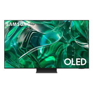 Samsung S95C, 65", 4K UHD, OLED, центральная подставка, черный - Телевизор