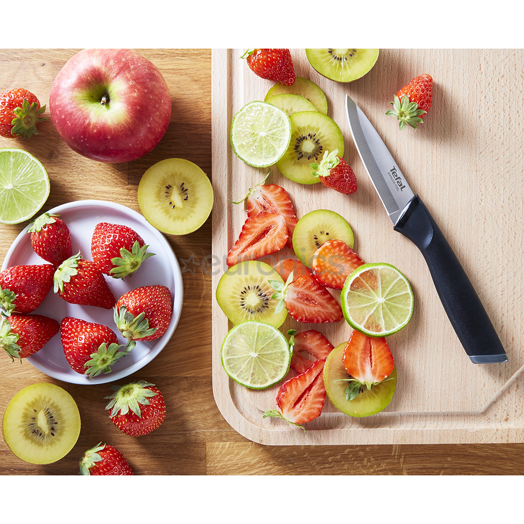 Tefal Essential, 3 pcs, black - Knives set